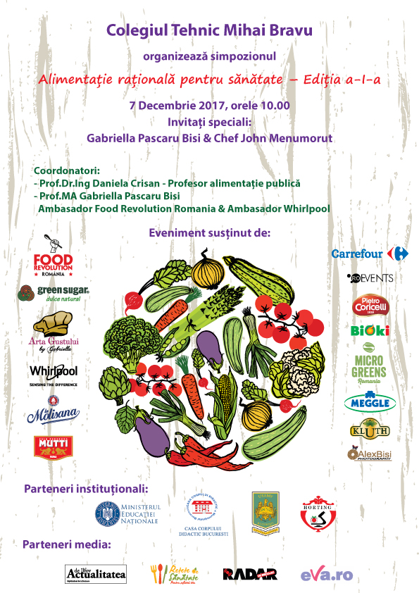 Alimentatie rationala pentru sanatate editia I, Gabriella Pascaru Bisi, Foodrevolution ambassador, ambassador Whirpool, Arta Gustului