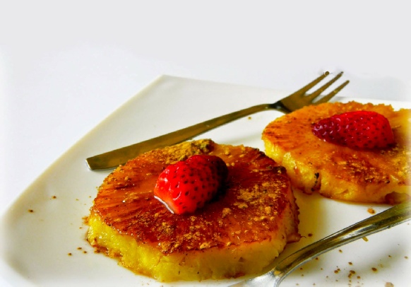 Arta Gustului, Gabriella Pascaru Bisi, desert, Ananas la gratar