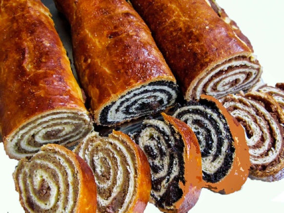 Arta Gustului, Gabriella Pascaru Bisi, Traditii Craciun, Gastronomie ungureasca, Beigli cu nuca si mac