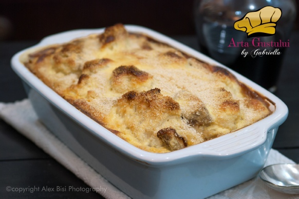 Arta gustului, Gabriella Pascaru Bisi, Garnituri, Legume & Zarzavaturi, Conopida gratin cu hribi, sos bechamel, Parmezan si Emmental
