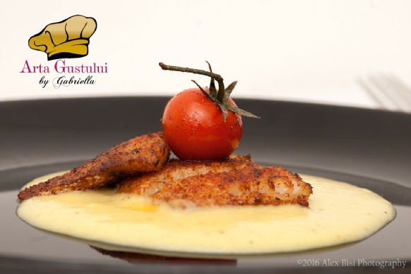 Arta gustului, Cod de Alaska, Filé de cod din Alaska pe crema inmiresmata din cartofi si rosii caramelizate, Gabriella Pascaru Bisi, Ocean Fish, Peste