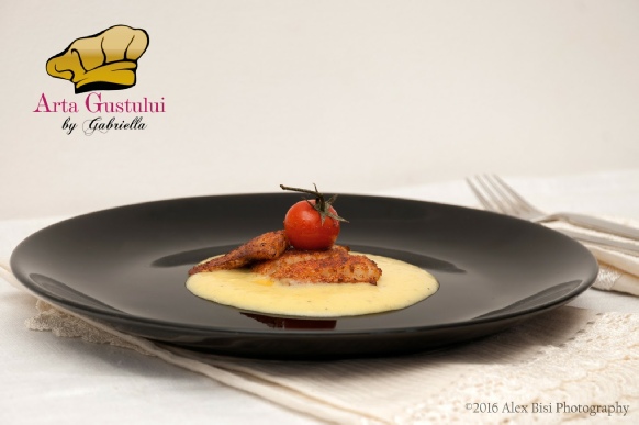 Arta gustului, Cod de Alaska, Filé de cod din Alaska pe crema inmiresmata din cartofi si rosii caramelizate, Gabriella Pascaru Bisi, Ocean Fish, Peste