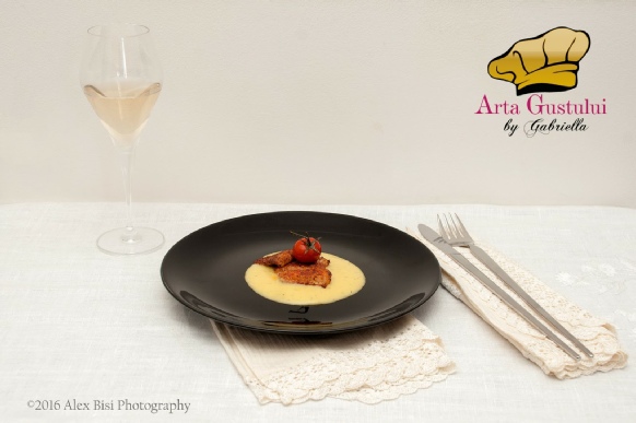 Arta gustului, Cod de Alaska, Filé de cod din Alaska pe crema inmiresmata din cartofi si rosii caramelizate, Gabriella Pascaru Bisi, Ocean Fish, Peste
