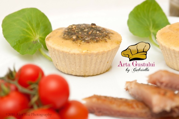 Arta gustului, Flan din telina coapta cu filé de hering afumat sos din busuioc cu migdale si untisor, Gabriella Pascaru Bisi, Hering Afumat, Ocean Fish, Peste