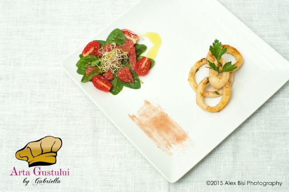 Arta gustului, Calamar, Gabriella Pascaru Bisi, Inele de calamar cu citrice, Moluste, Ocean Fish, Peste