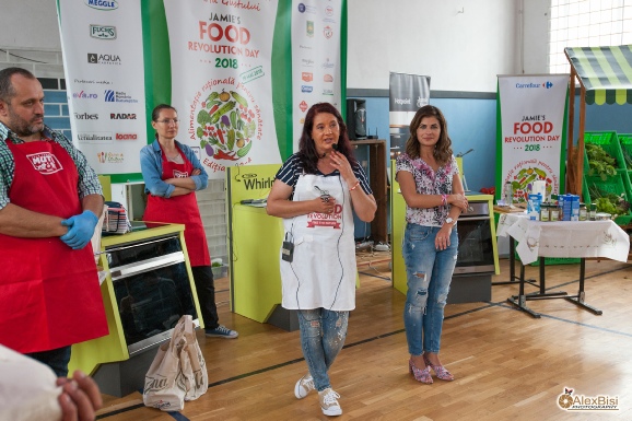 Gabriella Pascaru Bisi, foodrevolution ambassador, food revolution day 2018, 19 mai 2018, carrefour romania