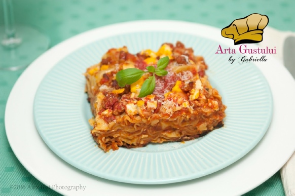 Alpenbutter Meggle, Arta gustului, Gabriella Pascaru Bisi, Lasagna, Lasagna cu ragù in stilul meu, Meggle Romania, Paste de casa, Paste fainoase