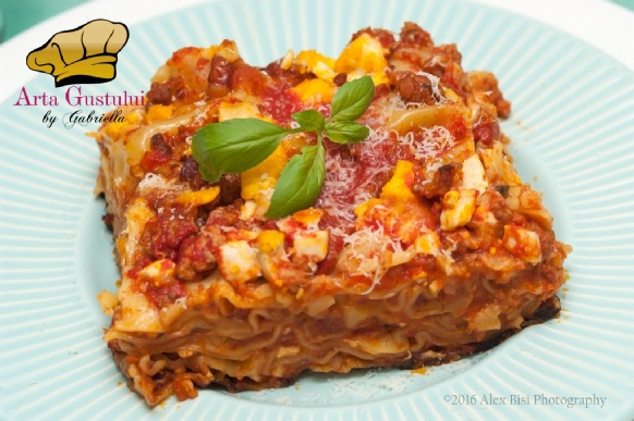 Alpenbutter Meggle, Arta gustului, Gabriella Pascaru Bisi, Lasagna, Lasagna cu ragù in stilul meu, Meggle Romania, Paste de casa, Paste fainoase