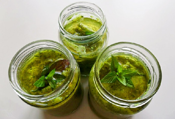 Arta Gustului, Gabriella Pascaru Bisi,sosuri, pesto,  Pesto de dovlecei