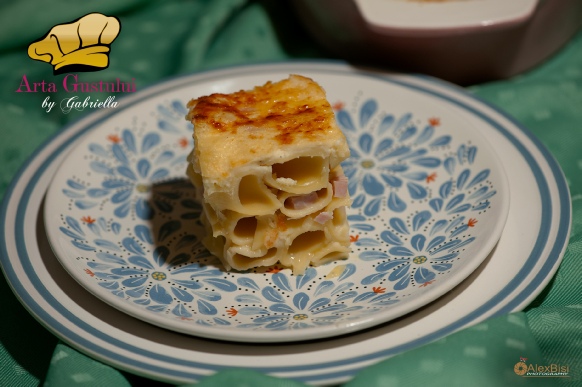 Gabriella pascaru bisi, arta gustului, creator de gust, creator de gusturi, Timballo de paste in alb – Paste la cuptor,  timballo de paste, paste la cuptor, paste delicioase, retete italiene, preparate italiene, retete delicioase, pasta al forno, timballo, fel principal, paste fainoase la cuptor, paste cu besciamella, paste in alb, rimballo in bianco, paste la tava, pasta italiana, paste cu gust