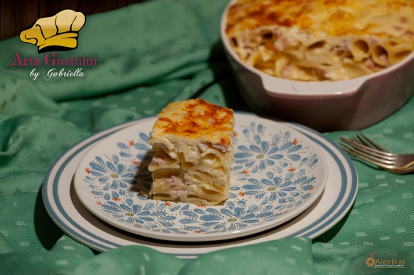 Gabriella pascaru bisi, arta gustului, creator de gust, creator de gusturi, Timballo de paste in alb – Paste la cuptor,  timballo de paste, paste la cuptor, paste delicioase, retete italiene, preparate italiene, retete delicioase, pasta al forno, timballo, fel principal, paste fainoase la cuptor, paste cu besciamella, paste in alb, rimballo in bianco, paste la tava, pasta italiana, paste cu gust