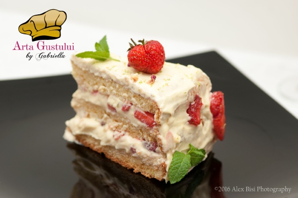 Tort Chantilly cu capsuni si parfum de citrice Arta gustului, Creme Patisserie Meggle, Desert, Deserturi delicioase, Gabriella Pascaru Bisi, Meggle Romania, Tort Chantilly cu capsuni si parfum de citrice, Torturi, Torturi delicioase