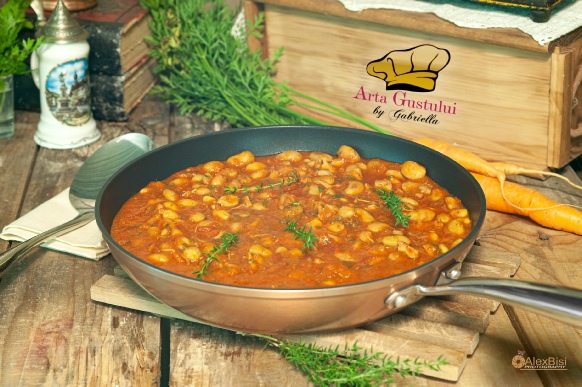 Arta gustului, Carne de pui, Gabriella Pascaru Bisi, Fasole cu morcovi, pui si rosii decojite, Myria, Whirpool, Mutti