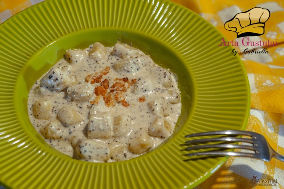 Gabriella pascaru bisi, arta gustului, creator de gust, creator de gusturi, gnocchi din cartofi copti cu crema de trufe, gnocchi, gnocchi facuti in casa, gnocchi deliciosi, gnocchi italieni, crema de trufe, crema de trufe Jimmy, sos de trufe Jimmy, Parmashop, Parmafood Group, paste fainoase, paste facute in casa, paste italiene, reteta proprie, paste delicioase, gnocchi homemade, italian gnocchi, truffle sauce, cei mai buni