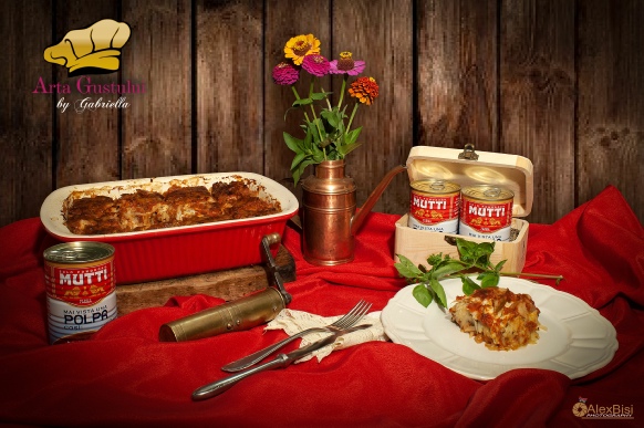 Arta gustului, Gabriella Pascaru Bisi, Myria, Mutti, Parmafood, Legume & Zarzavaturi, Lasagna din cartofi cu ragu de hribi