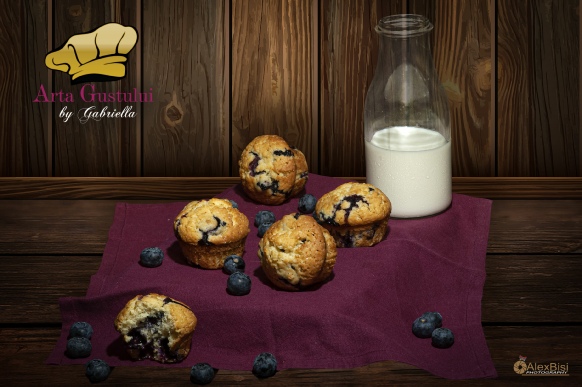 Briose pufoase cu afine Briose pufoase cu afine, gabriella pascaru bisi, artagustului, muffin, briose,teamfresh, teamfreshhoreca, briose cu afine, desert, dulciuri