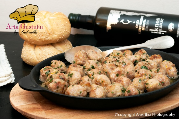 Chiftelute cu tarhon si lamaie cu morcovi aromatizati cu rozmarin Istorii enogastronomice, Arta Gustului, Gabriella Pascaru Bisi, Chiftelute cu tarhon si lamaie cu morcovi aromatizati cu rozmarin