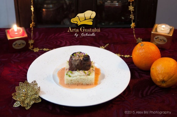 Arta gustului, Carne de vita, Gabriella Pascaru Bisi, Hobby Chef, Medalion de vita à l'orange, Preparate de sarbatoare, Preparate din vita, Preparate Gourmet