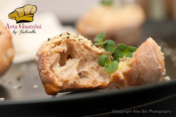 Muffin cu dovlecei si Emmental Arta gustului, Educatie alimentara, Gabriella Pascaru Bisi, Muffin cu dovlecei si Emmental