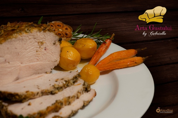 Gabriella pascaru bisi, arta gustului, creator de gust, Piept de curcan cu unt si usturoi la cuptor,  piept de curcan la cuptor, friptura, friptura de curcan, curcan la cuptor, friptura de sarbatoare, friptura de craciun, friptura aromata, curcan la cuptor, propuneri de craciun, friptura cu usturoi, friptura cu arome, friptura de poveste, teamfresh, teamfresh horeca, curcan