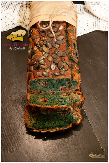 Arta Gustului, Gabriella Pascaru Bisi, Despre celiachie  sau intoleranta la gluten, Plumcake sarat cu dovleac si faina de naut, celiaci, celiachie, fara gluten, gluten free, faina de naut