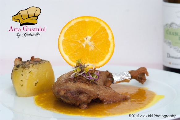 Albert Bichot, Arta gustului, Cave Royale Declée, Chablis Premier Cru, Gabriella Pascaru Bisi, Les Vaucopins, Rata à l’orange cu barcute umplute de cartofi, sos Chablis orange si o poveste cu vin