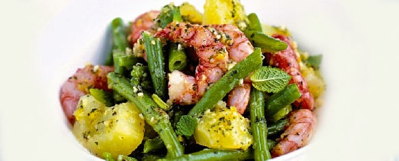 Salata de cartofi cu menta si pesto Arta Gustului, Gabriella Pascaru Bisi, salate, 5 salate delicioase pentru o vara sanatoasa